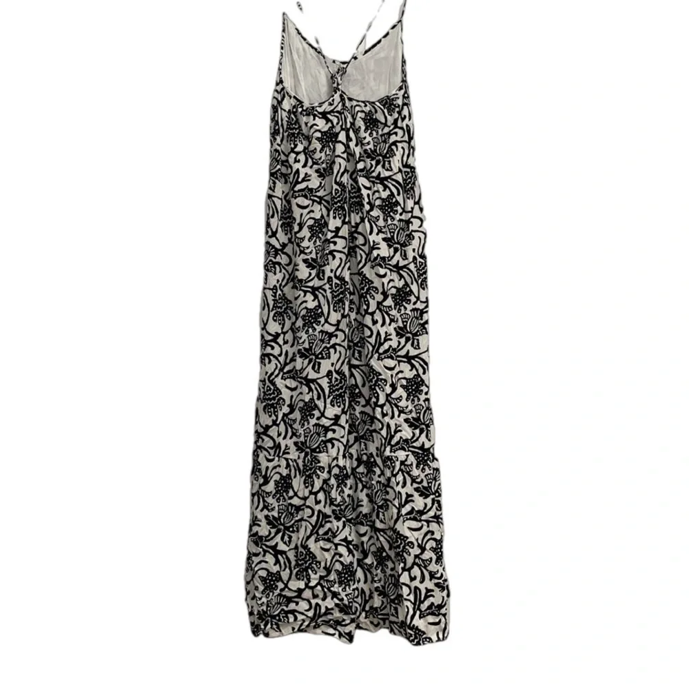LOFT Vine Tie Back Strappy Maxi Dress Dize M - Picture 5 of 5